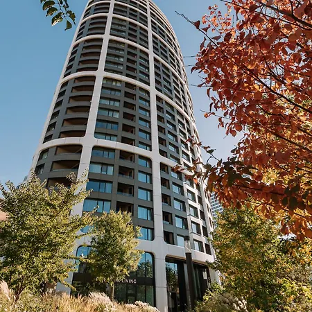 Skau In Sky Park 22 Floor 1 Tower Panoramic View Free Parking Apartament Bratislava