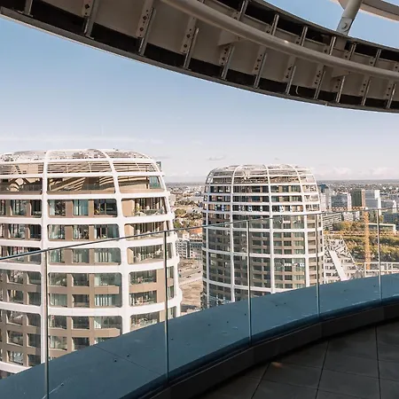 Apartment Skau Sky Park By Zaha Hadid 22 Floor 1 Tower Panoramic View Free Parking Bratislava