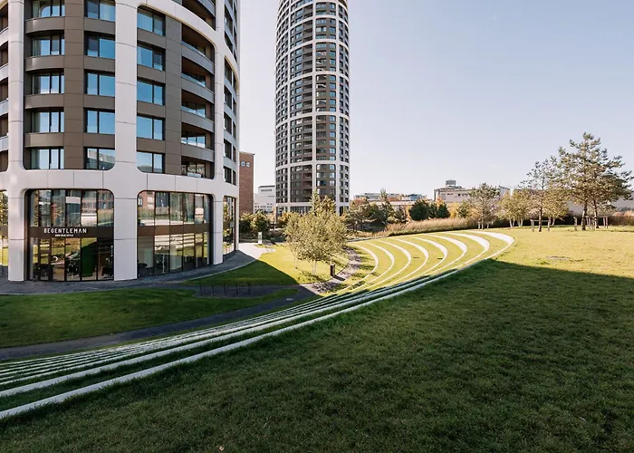 Apartmán Skau Sky Park By Zaha Hadid 22 Floor 1 Tower Panoramic View Free Parking