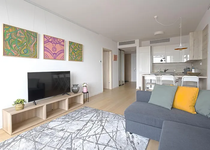 Apartmán Skau Sky Park By Zaha Hadid 22 Floor 1 Tower Panoramic View Free Parking Bratislava